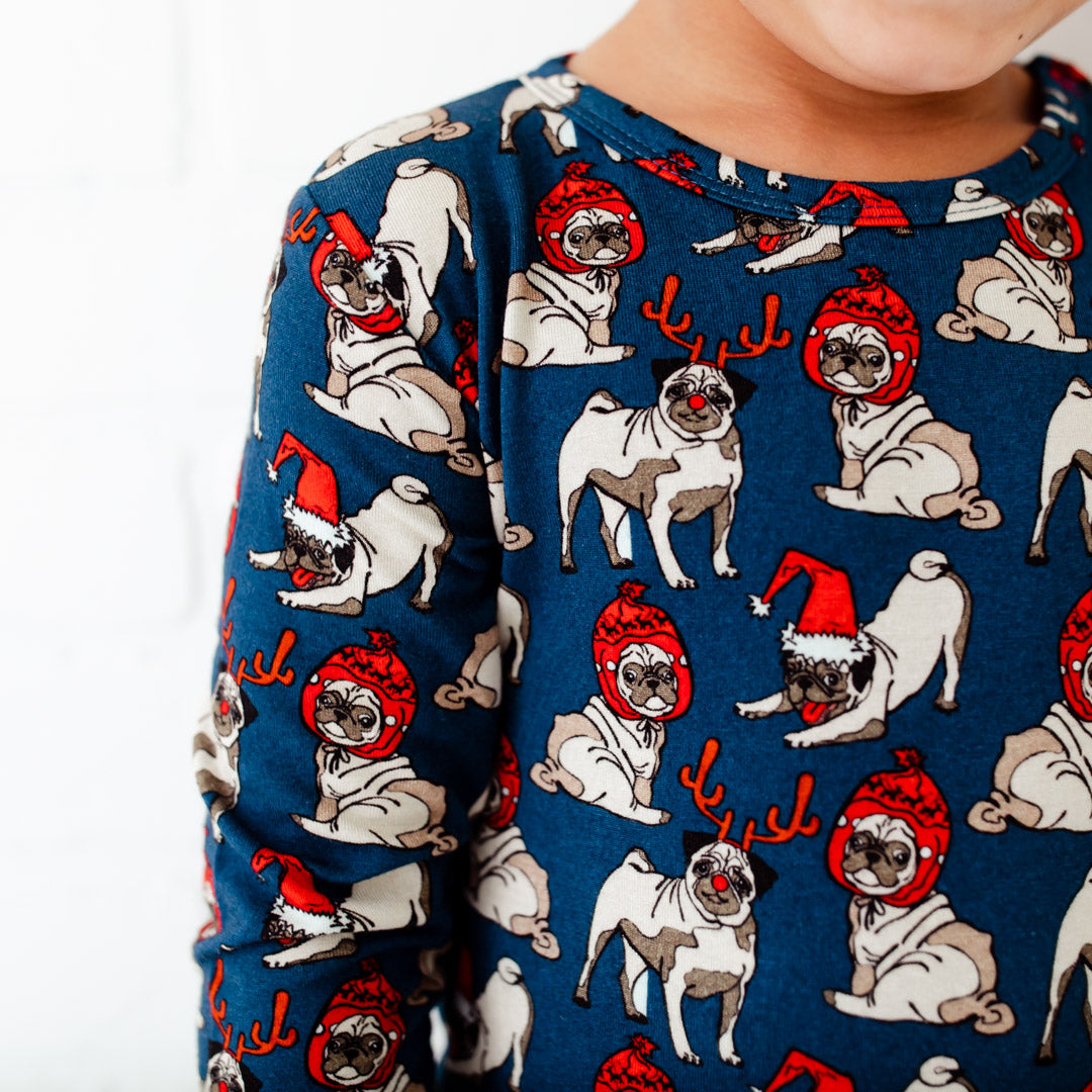 Bah hum pug slippers deals