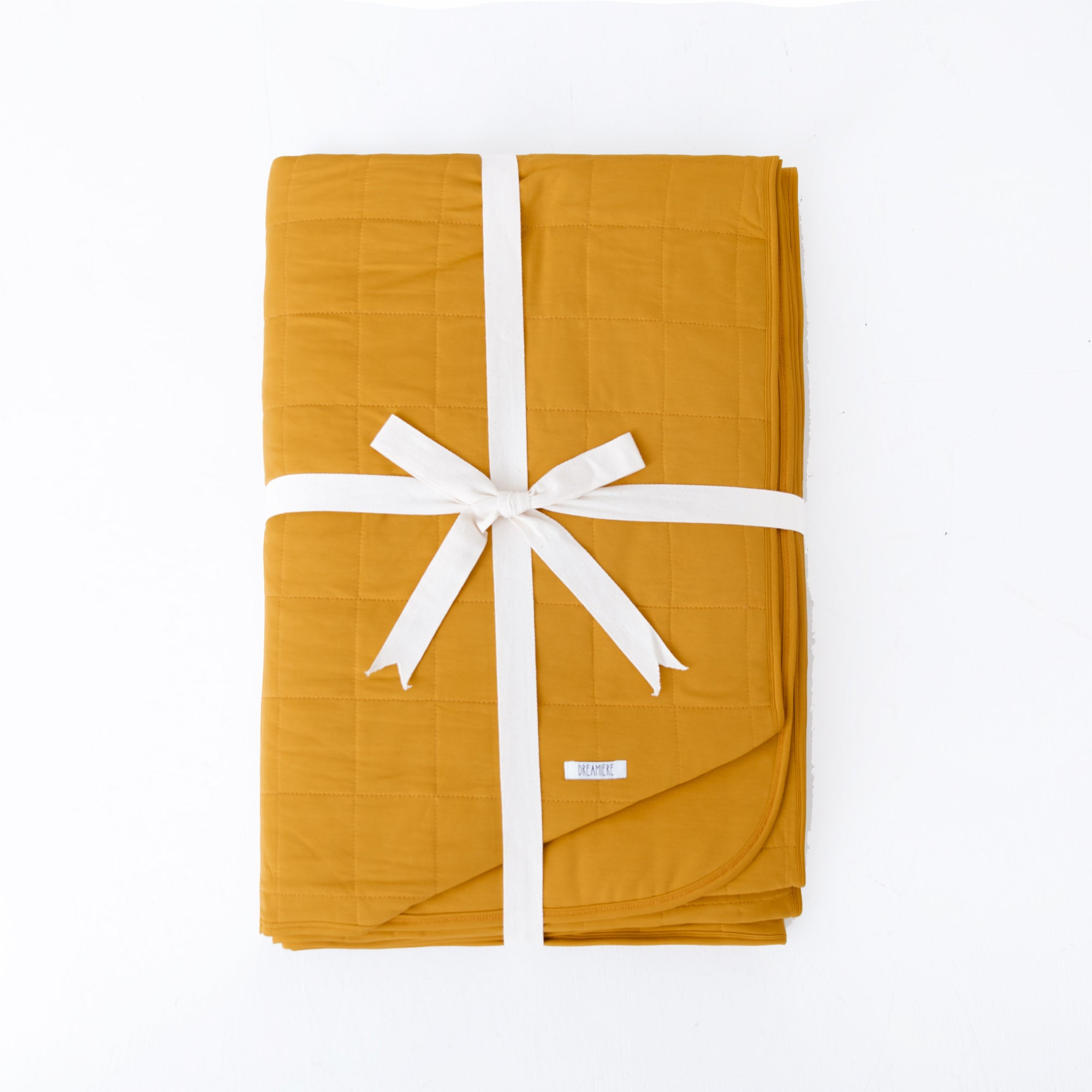 Goldenrod Quilted Bamboo Blanket Dreamiere