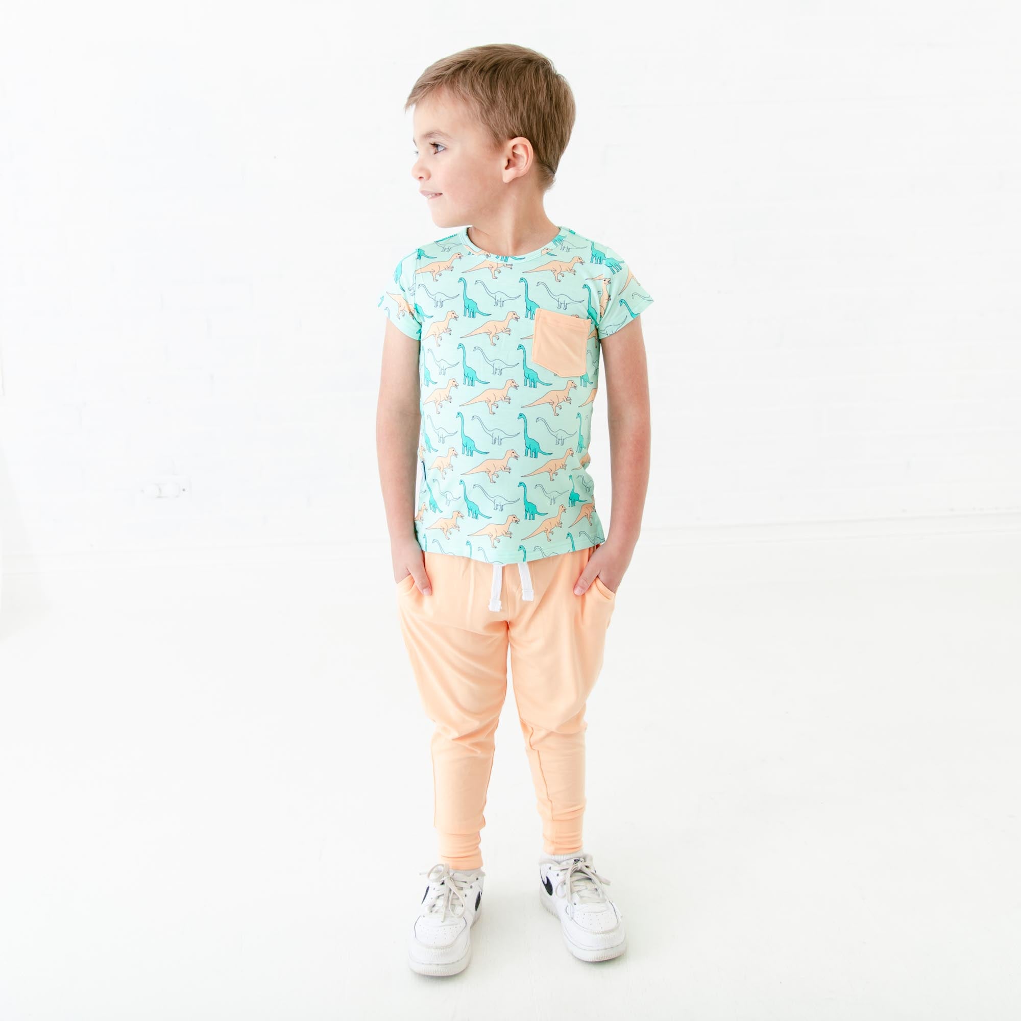 Alphabet Adventures Bamboo T-shirt & Jogger Shorts Set