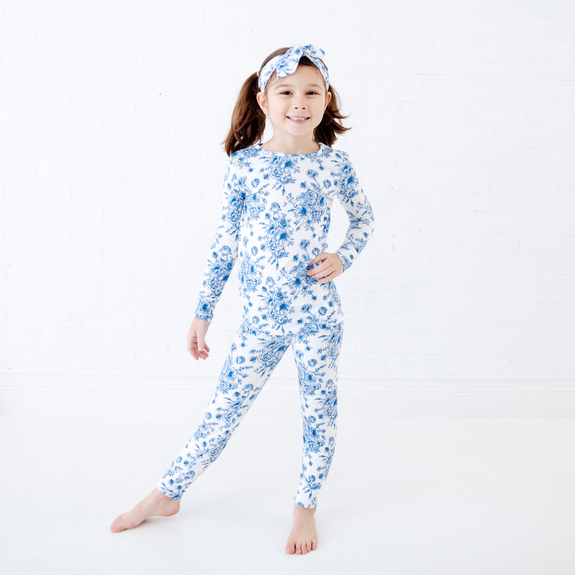 Something Blue Bamboo Baby Pajama Sets for kids – Dreamiere