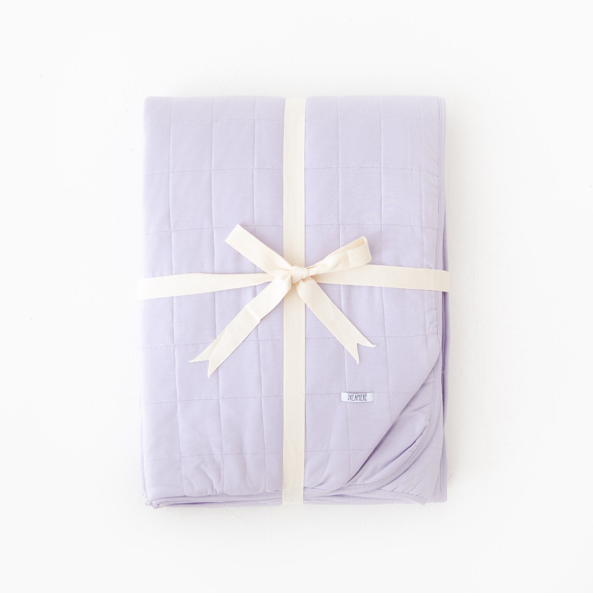 Lilac Quilted Bamboo Blanket Dreamiere