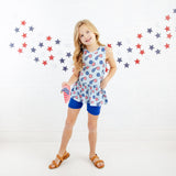 Oh Say Can You See Twirler Tank Top And Short Set