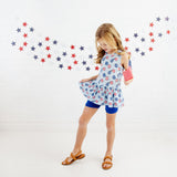 Oh Say Can You See Twirler Tank Top And Short Set