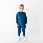 Anchor Blue Hoodie And Jogger Set