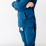 Anchor Blue Hoodie And Jogger Set