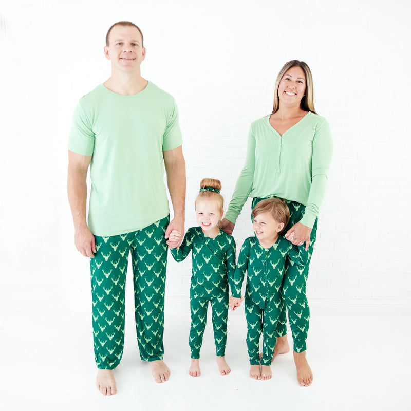 For Bucks Sake Two Piece Pajamas Set