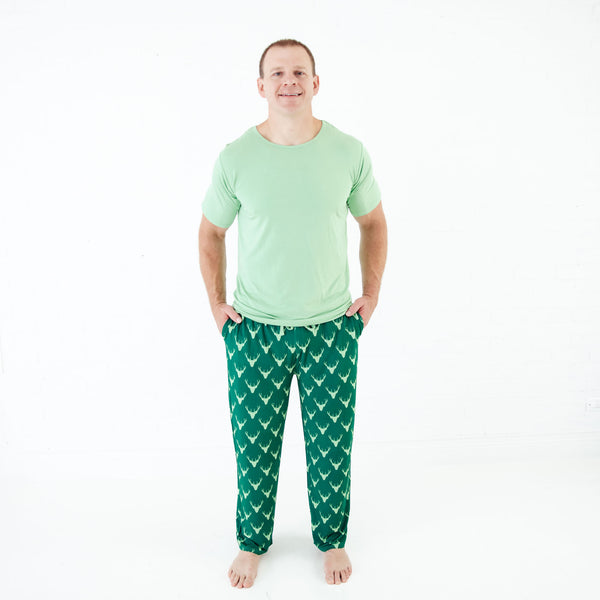 For Bucks Sake Men's Short Sleeve Loungewear