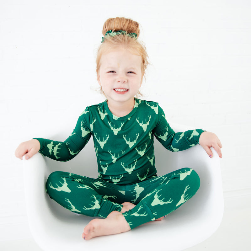 For Bucks Sake Two Piece Pajamas Set