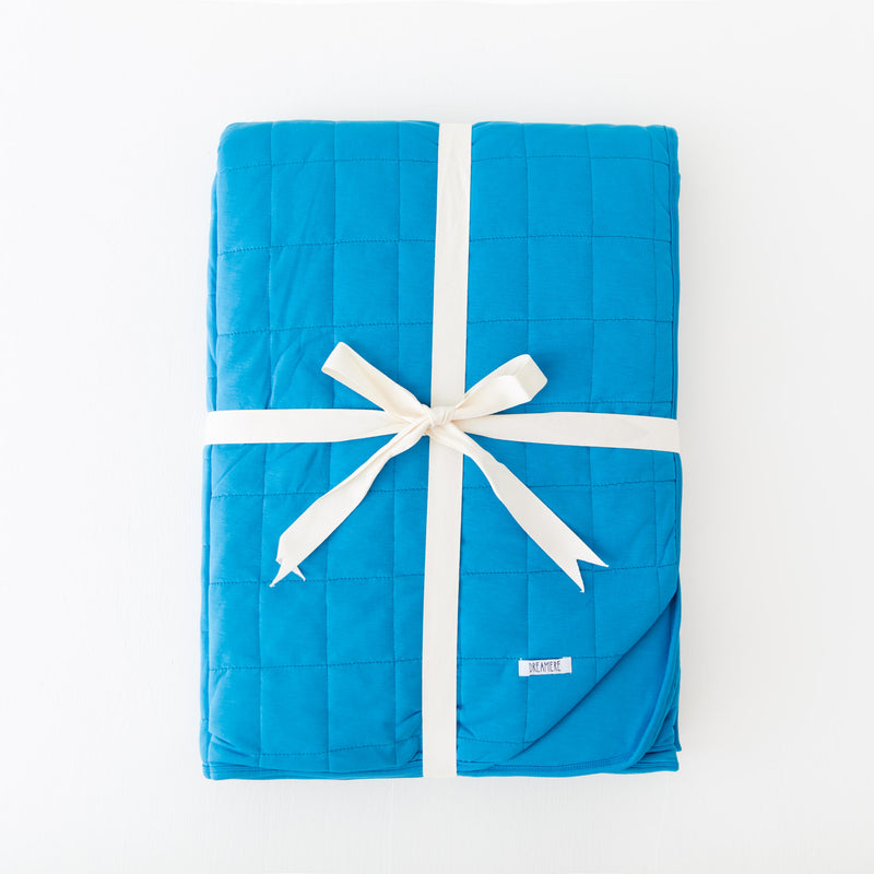 Aster Quilted Adult Bamboo Blanket - Two Layer