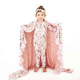 Blushing Fir You Ruffle Convertible Footie