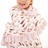 Blushing Fir You Ruffle Reversible Blanket - DROPPING SEPTEMBER 9TH