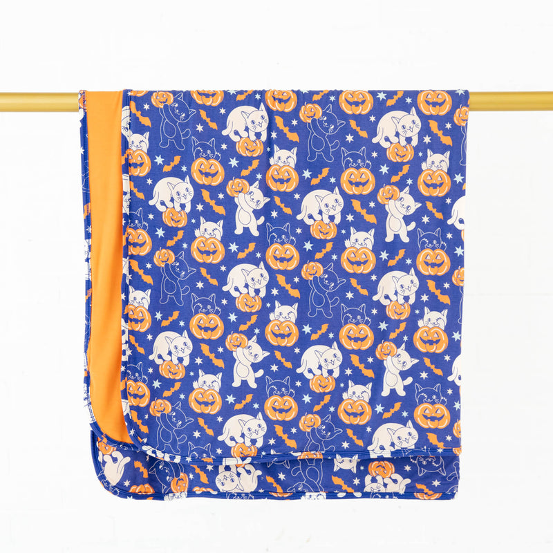 Feline Spooky Reversible Blanket