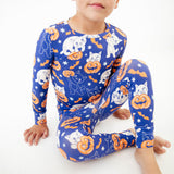 Feline Spooky Two Piece Pajamas Set