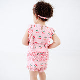 Mon Cherry Bubble Romper