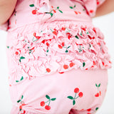 Mon Cherry Bubble Romper