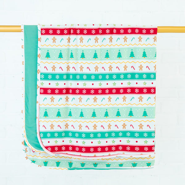 Holiday Faire Isle Reversible Blanket