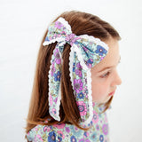 Flutter & Bloom Lace Lined Bow Clip - DROPPING AUGUST 12TH