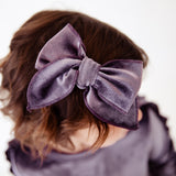 Frostberry Velour Luxe Bow Clip - DROPPING SEPTEMBER 30TH