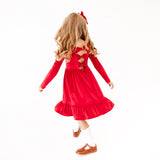 Garnet Ever After Velour Dress - DROPPING SEPTEMBER 30TH