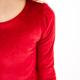 Garnet Ever After Velour Dress - DROPPING SEPTEMBER 30TH