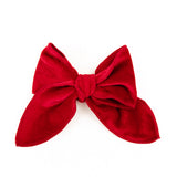 Garnet Velour Luxe Bow Clip - DROPPING SEPTEMBER 30TH