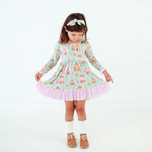 Baking Spirits Bright Bow Back Dress and Shorts Set