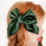 Juniper Velour Luxe Bow Clip - DROPPING SEPTEMBER 30TH