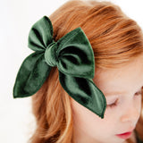 Juniper Velour Luxe Bow Clip - DROPPING SEPTEMBER 30TH