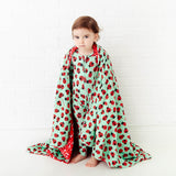 Bugs and Kisses Quilted Children's Bamboo Blanket