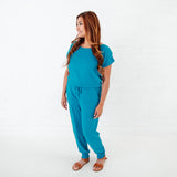 Lush Signature Blend Maxi Teal On The Go Romper