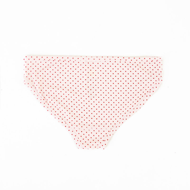 Golden Hour Polka Dot Women's Bikini Underwear