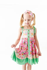 Flower Child Whimsy Dress - Pink