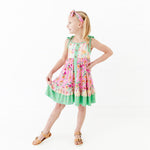 Flower Child Whimsy Dress - Pink