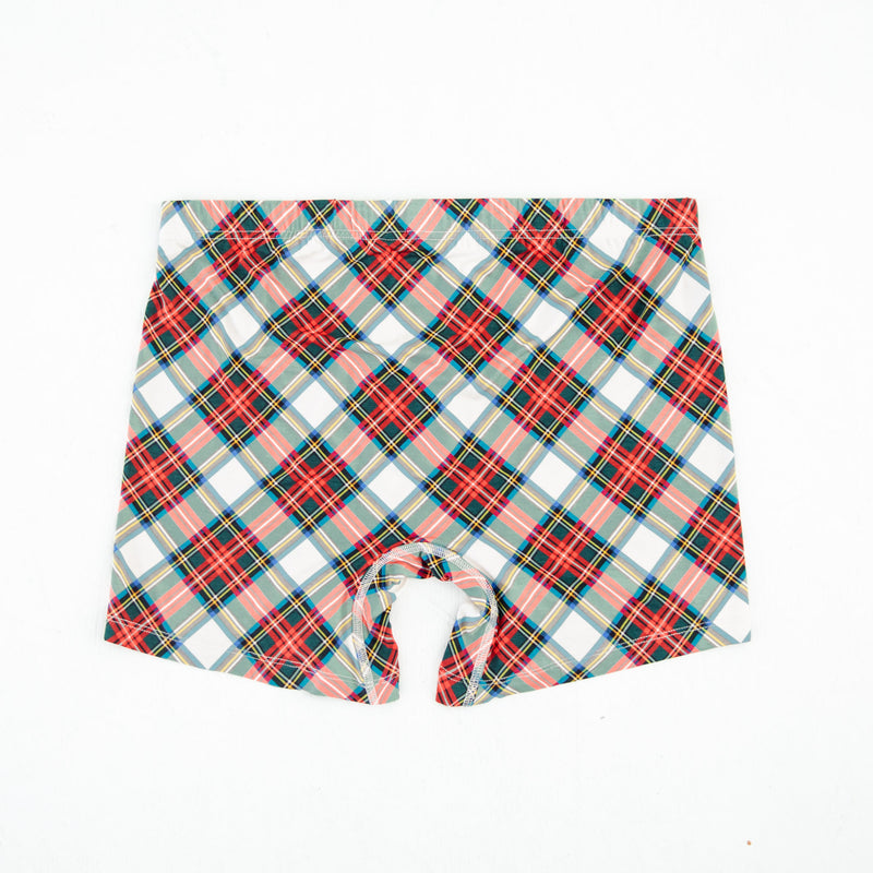 Prancer's Plaid Men's Boxer Briefs