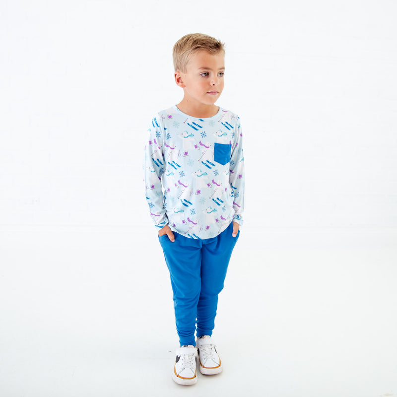 Bearly Skating By Pocket Tee And Jogger Set