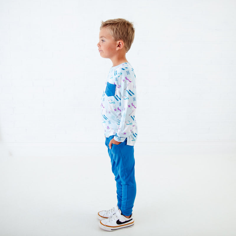 Bearly Skating By Pocket Tee And Jogger Set