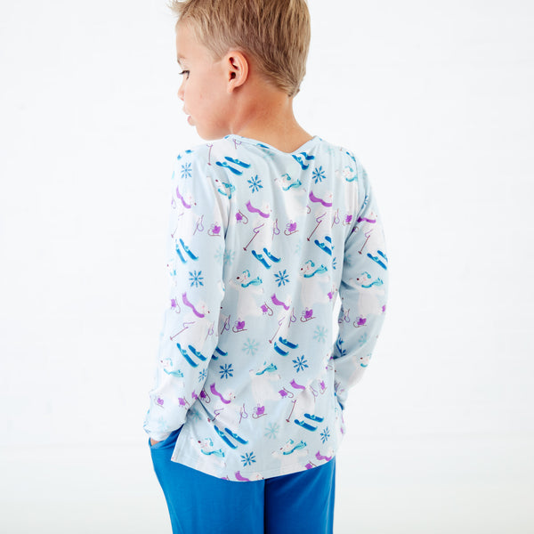 Bearly Skating By Pocket Tee And Jogger Set