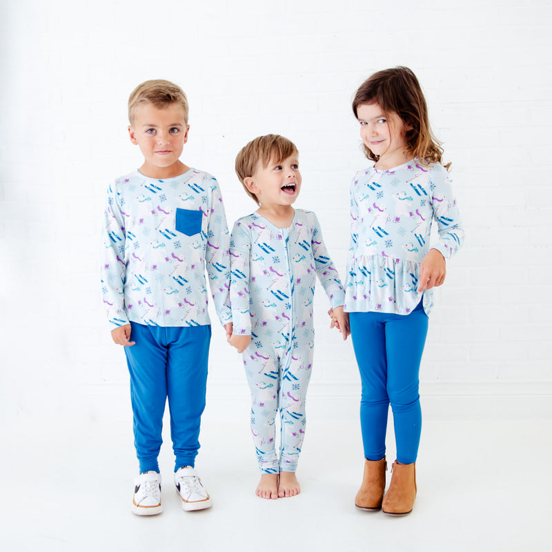 Bearly Skating By Pocket Tee And Jogger Set