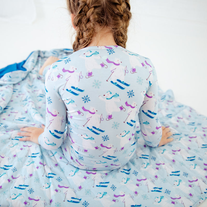 Bearly Skating By Two Piece Pajamas Set