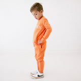 Pumpkin Jogger Set - Children's Rustic Orange