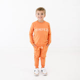 Pumpkin Jogger Set - Children's Rustic Orange