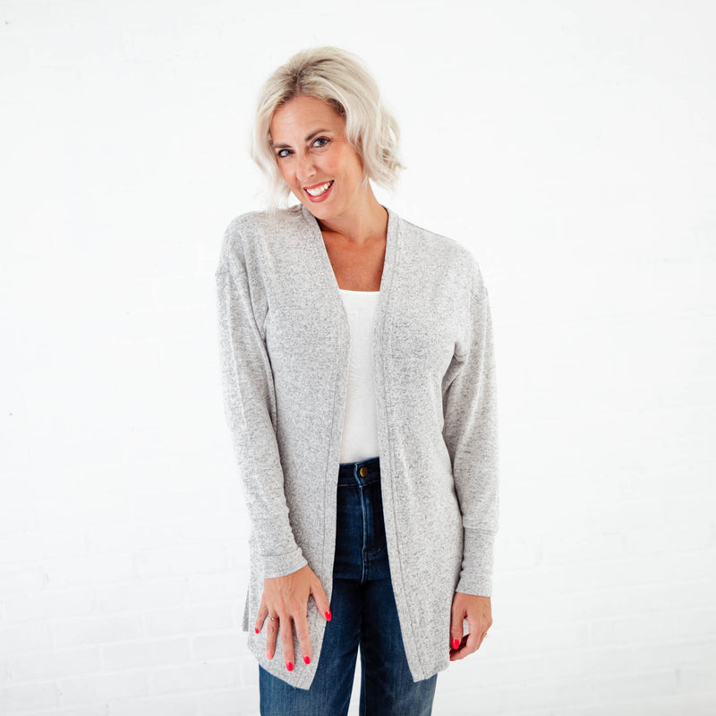 Lush Signature Blend Sandstone Cardigan