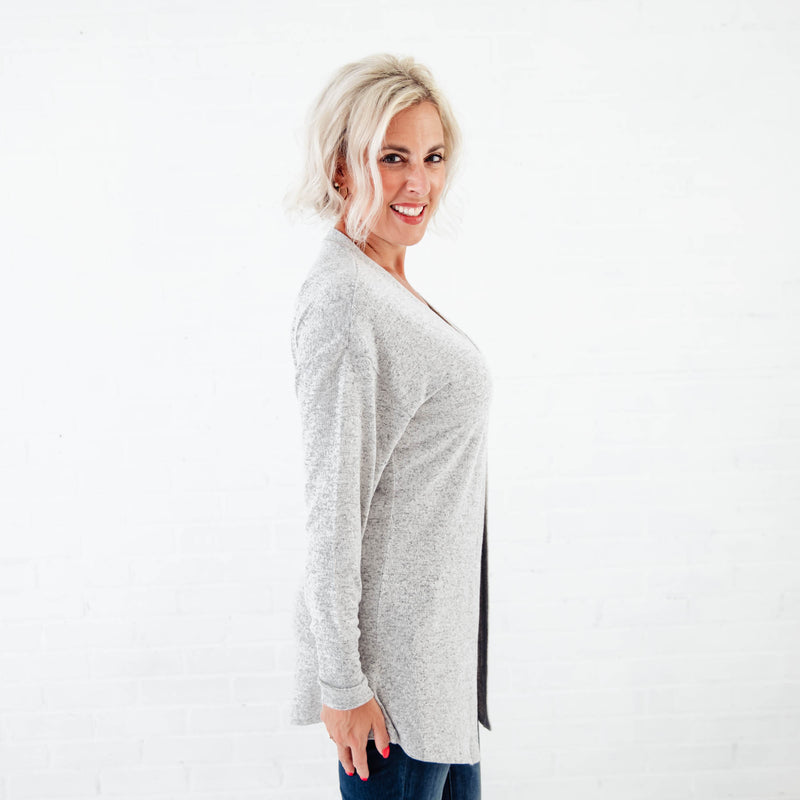 Lush Signature Blend Sandstone Cardigan