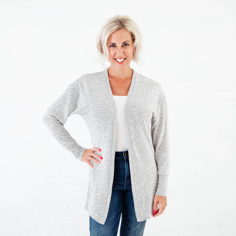 Lush Signature Blend Sandstone Cardigan