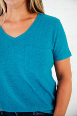 Lush Signature Blend V-Neck 2 Pack - Sandstone & Maxi Teal