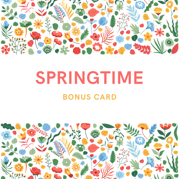 Springtime Bonus Card