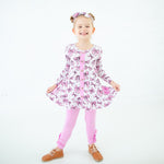 All Tied Up Ruffle Tunic and Rouched Pants Set