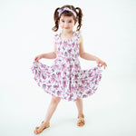 All Tied Up Smocked Ruffle Tank Dress