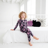 Always On The Web Two Piece Pajamas Set