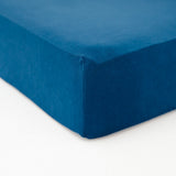 Anchor Blue Crib Sheet